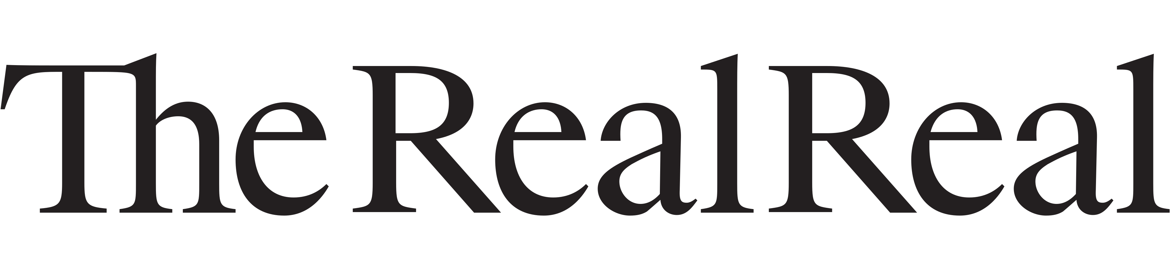 The RealReal e-commerce app logo